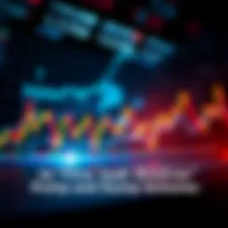 A graph showing fluctuating stock prices with a question mark, symbolizing uncertainty in the market.