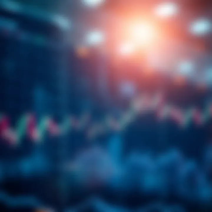 A stock market graph showing sharp fluctuations, indicating major volatility ahead.