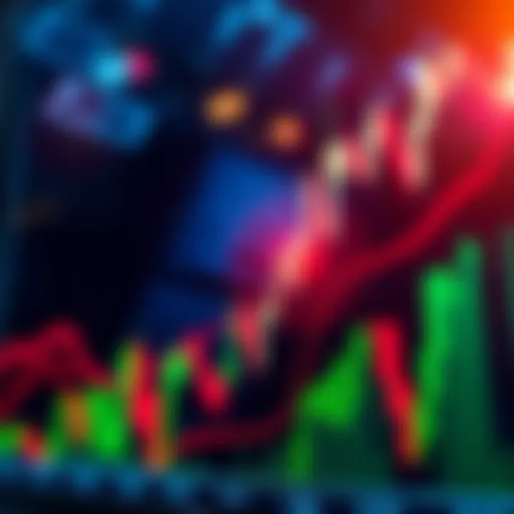 Visual representation of market trends with emphasis on potential upward movement