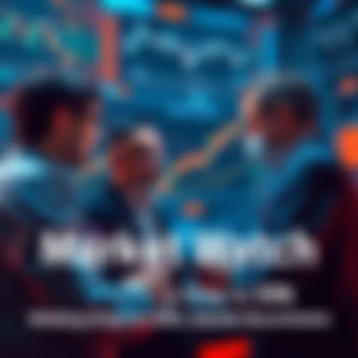 Traders discussing potential market drop to 50k with charts and graphs around them