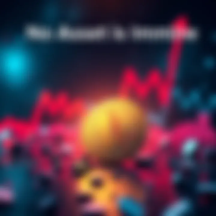 Graph showing a cryptocurrency market decline with a broken coin symbolizing the Luna collapse