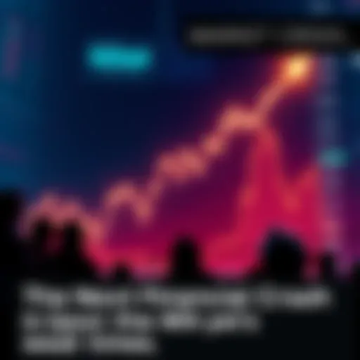 A graph showing a downward trend, symbolizing a financial crash, with worried people looking at it.