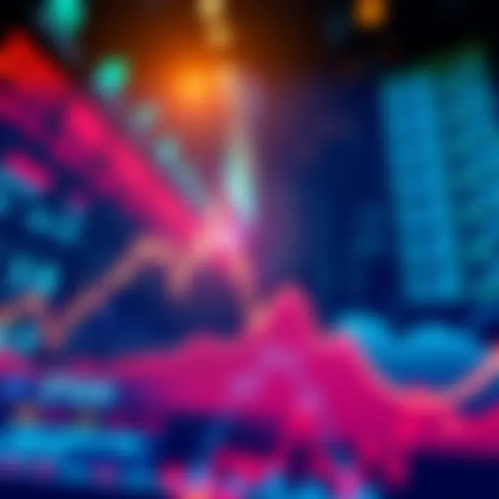 Graph showing a significant decline in stock market values, emphasizing a 22% drop and investor concern.