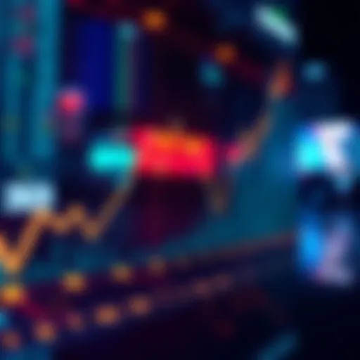 A line graph showing a rising trend in stock market levels, indicating optimism for the future.