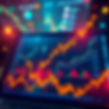 Illustration of stock market charts and rising investor confidence due to the Clarity Bill.