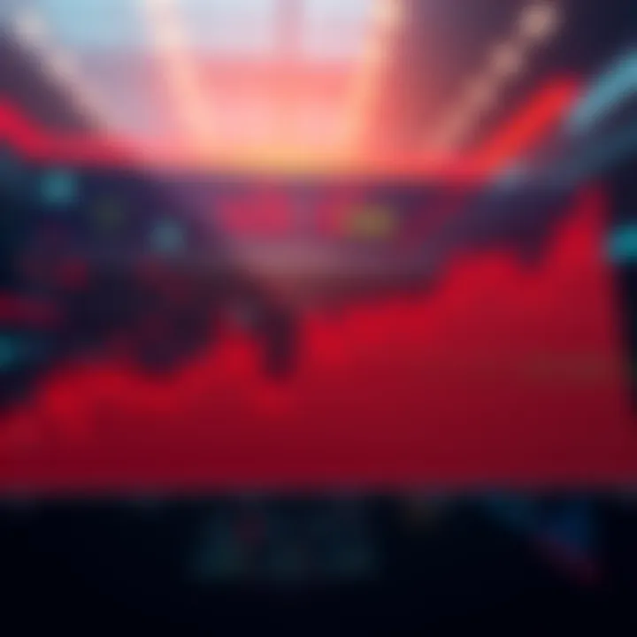 A graph showing a sharp increase in retail investor inflow with a downward trend line indicating potential market correction.