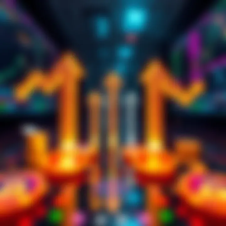 A graphic showing arrows indicating movement of money between stocks, gold, silver, and crypto markets.