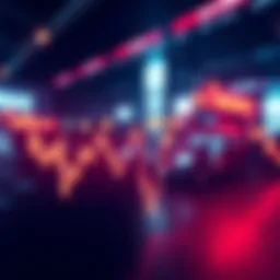 Market Prices Falling Graph showing declining market prices with a downward trend over 24 hours