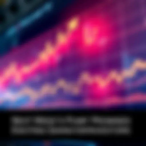 A chart showing rising market trends with arrows pointing upwards, symbolizing potential gains for investors.