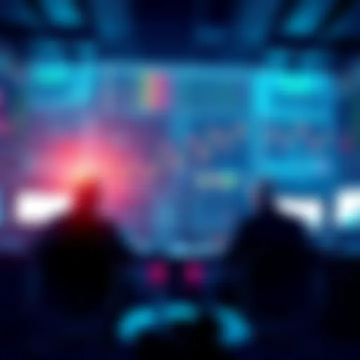 Market Re-entry Discussion Traders discussing when to buy back into the market after a downturn with charts and graphs