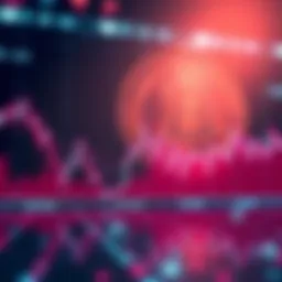 Graph showing declining market trends with Bitcoin symbol in the background, indicating a sell-off in crypto.