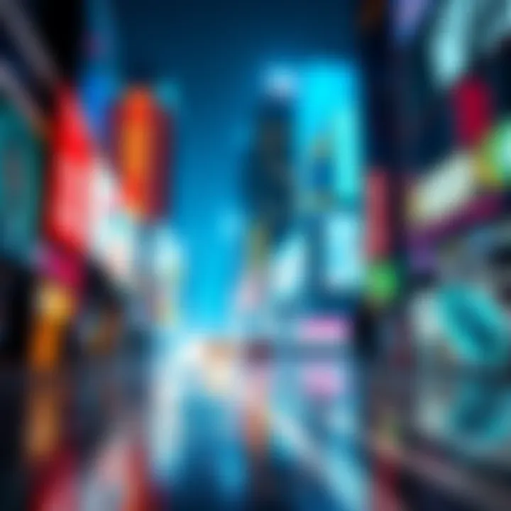 Market Shift Insights Visual representation of shifting market dynamics influenced by social media