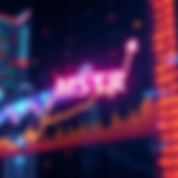 A graph showing market prices rising with MSTR's buying strategy, illustrating the potential drop if they stop buying.