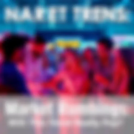 Group of people engaged in discussion about market trends with excitement and anticipation