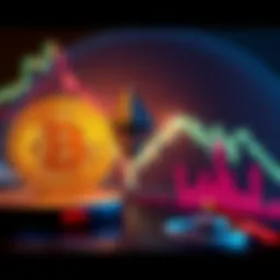 A graph showing the declining trend of Ethereum prices alongside Bitcoin, highlighting market correlation.