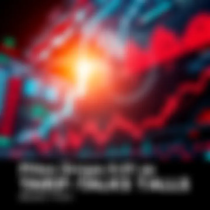 Market Trends and Tariff Talks A dynamic representation of market fluctuations amid tariff discussions with a backdrop of graphs and financial symbols.