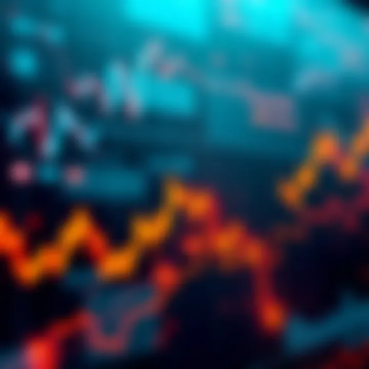 A stock market graph showing sharp declines, symbolizing financial uncertainty and investor concern.