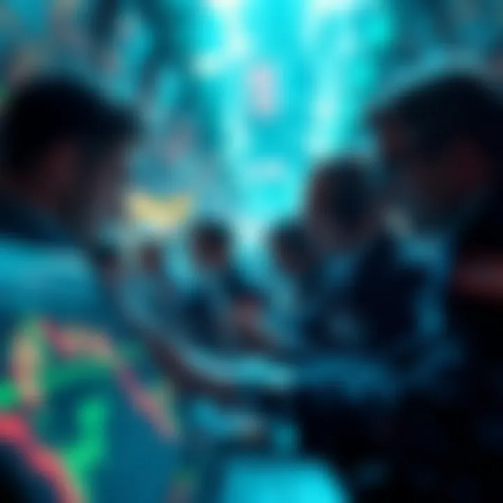 Market Turmoil: The Unseen Consequences of Trading Decisions A visual representation of financial chaos, depicting falling stock charts and distressed traders in a bustling trading floor environment.