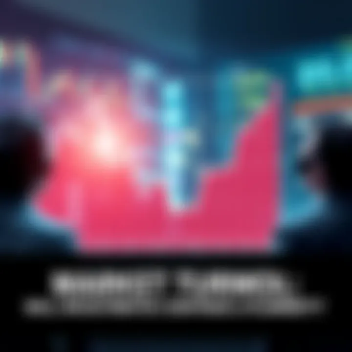 Graph showing sharp decline in investments with worried investors watching