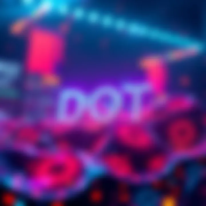 A visual representation of 45 million DOT being released from staking, illustrating a market shift and investor interest.