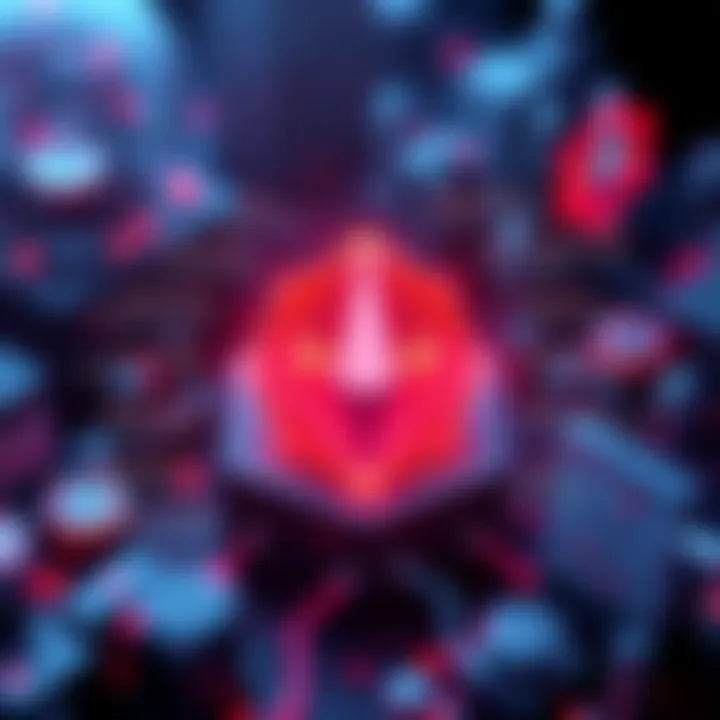 MATIC Cryptocurrency Overview Graphic showing MATIC token and Polygon network features, with wallet options and staking benefits for investors