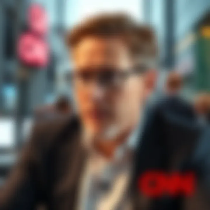 Matthew Fisher from Katana explaining liquidity concentration and fragmentation strategies on CNN