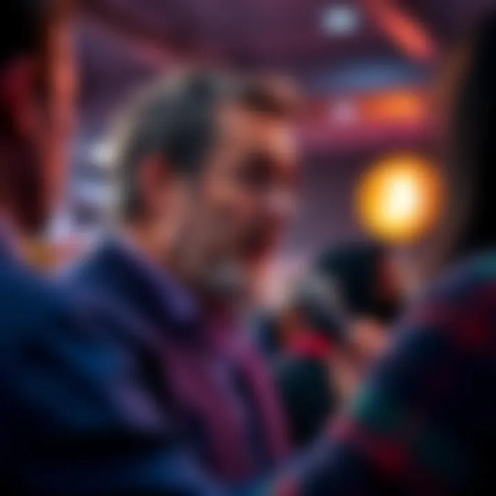 Max Keiser questioning Bitcoiners Max Keiser speaking to a group about Bitcoin values in 2025