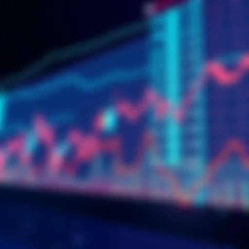 Max Pain Concept Illustration An illustration showing a chart with fluctuating stock prices and highlighted options expiration dates, symbolizing the Max Pain theory.