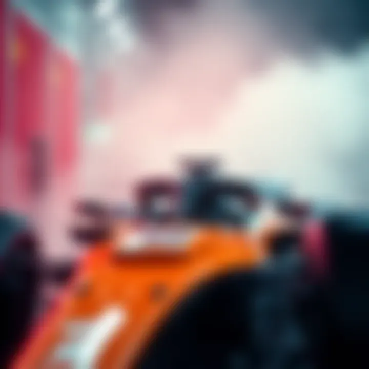 McLaren NFT Launch for China Grand Prix A graphic featuring the McLaren logo with digital art representing the NFT and a racing theme, celebrating the China Grand Prix.