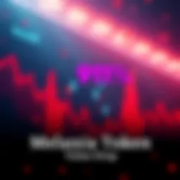 Graph showing a sharp decline in the value of the Melania Token, illustrating a 91% drop over time.