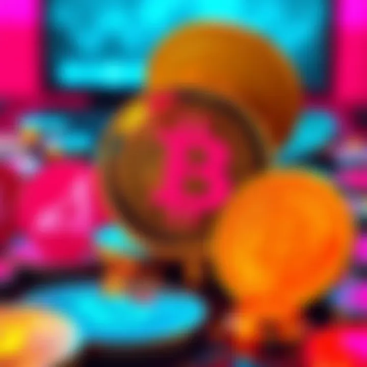 The Fascination with Meme Coins Visual representation of meme coins showcasing their quirky designs and popularity in the cryptocurrency space.