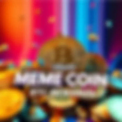 Graphic showing a vibrant depiction of a Bitcoin symbol surrounded by popular meme coins like DOGE and TRUMP, with text promoting the challenge and rewards, set against a colorful background.