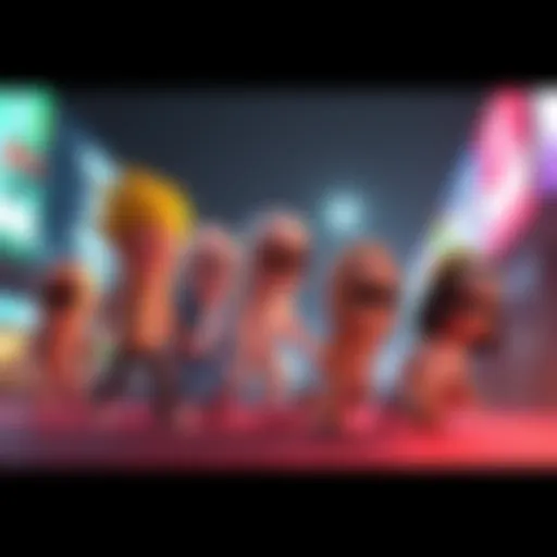 A meme character evolves from a simple design to a popular icon, showing its journey in the digital age.