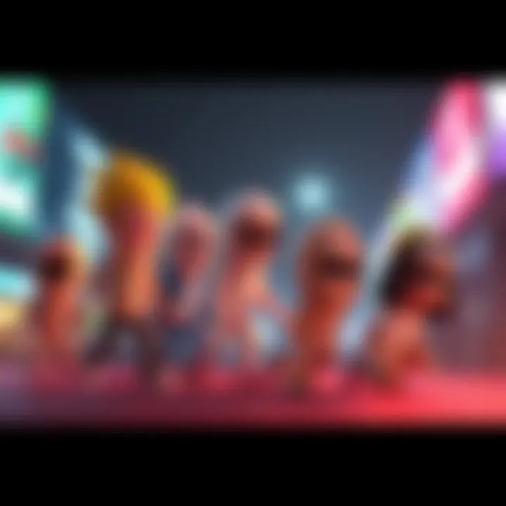 A meme character evolves from a simple design to a popular icon, showing its journey in the digital age.