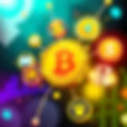 A vibrant graphic showcasing various uses of a memecoin, with icons representing transactions, community support, and market integration.