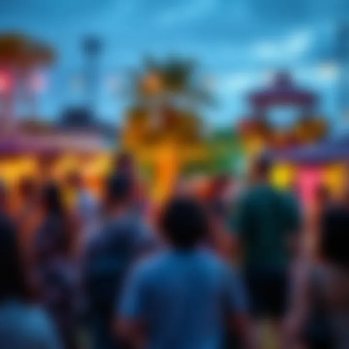 A group of people enthusiastically discussing and sharing ideas about memecoins at an outdoor event.