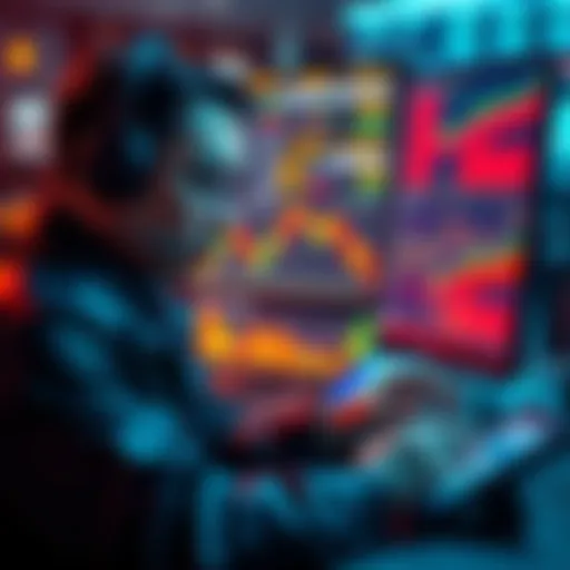 A trader analyzing charts and coins, highlighting tips for spotting potential scam coins and safe trading pairs.