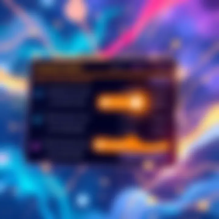 A digital illustration showing the mempool.space accelerator interface with highlighted transaction options for fee adjustments.