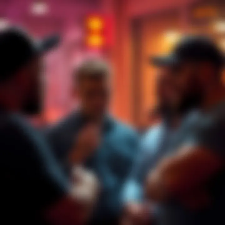 Men discussing preferences Group of men sharing thoughts on size differences during intimate moments