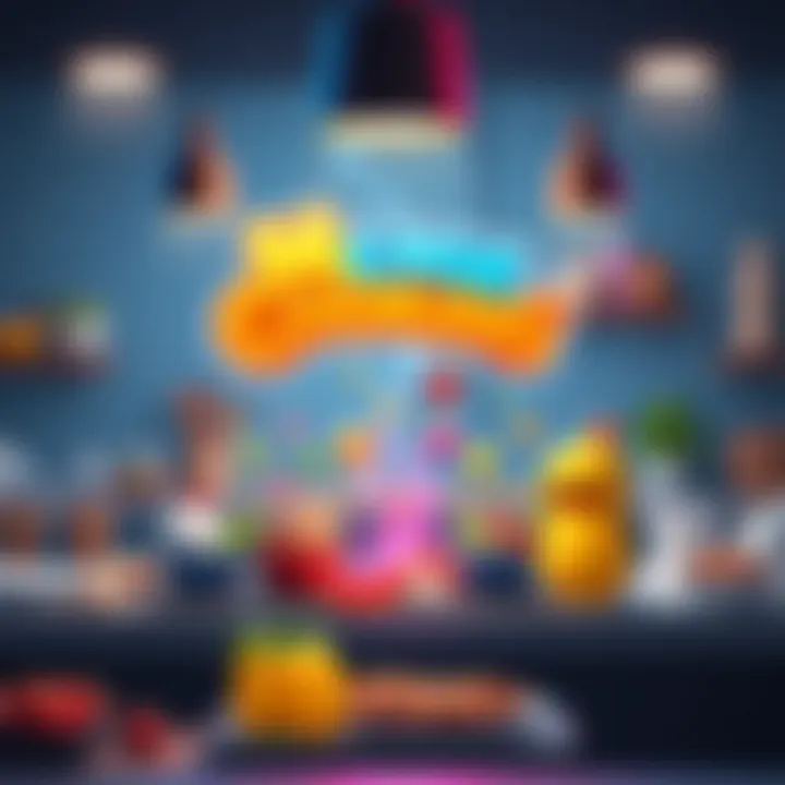 Merge Cooking Gameplay A screenshot showing colorful food items merging in Merge Cooking, with vibrant graphics and cheerful characters cooking together.