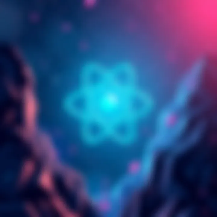 An illustration showing the transfer of React from Meta to the Linux Foundation, symbolizing decentralized technology growth.