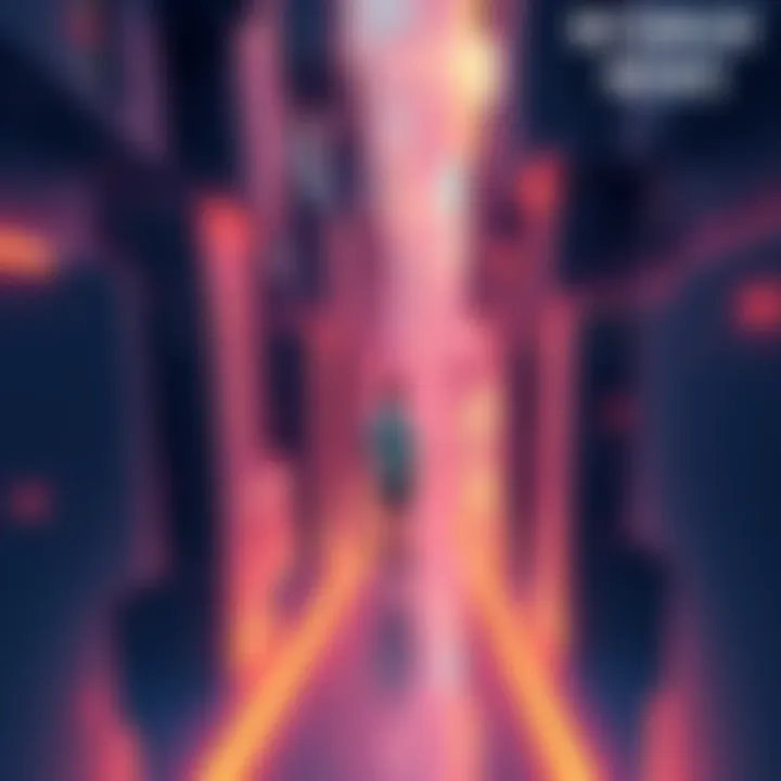 Navigating the MetaMask Recovery Maze Illustration of a user navigating through a complex virtual landscape representing the challenges of recovering lost accounts in MetaMask