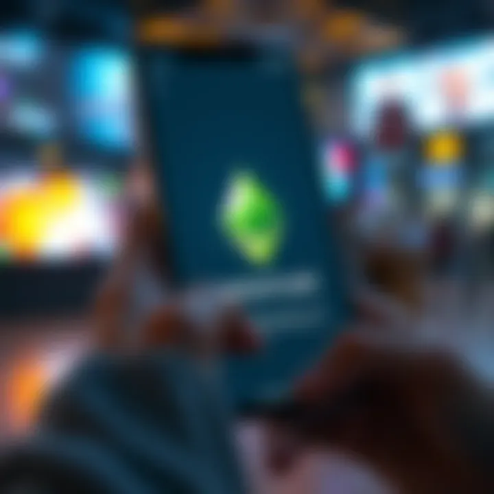 A person using the MetaMask wallet app on a smartphone to manage Ethereum assets