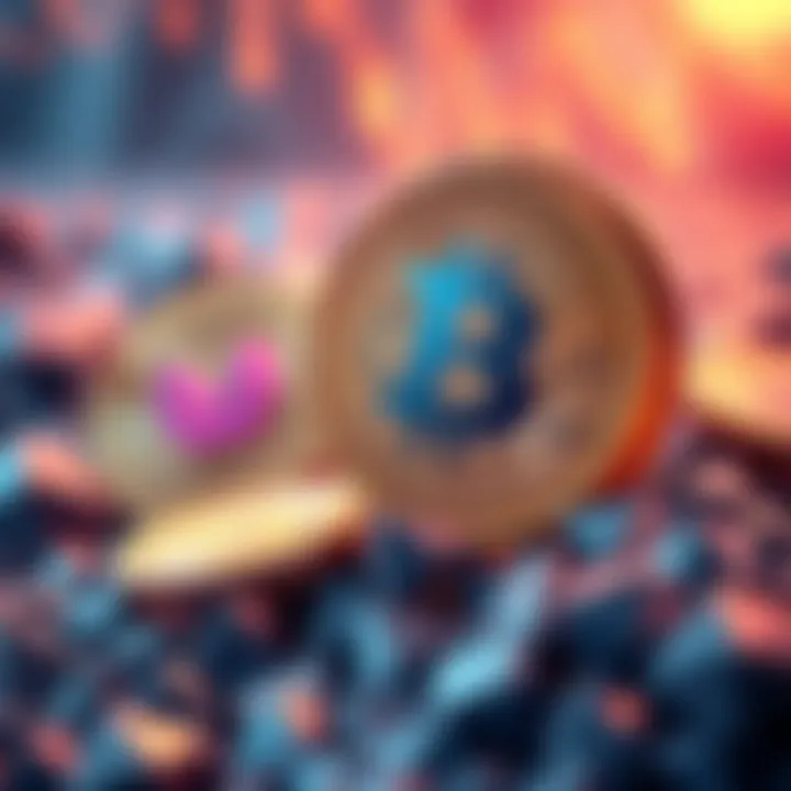 Illustration showing MEXC's large Kaspa coin holdings affecting market trends