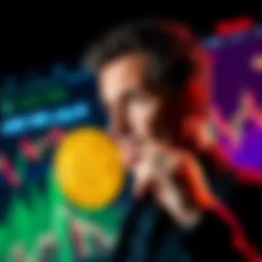 Michael Saylor hints at Bitcoin purchase Michael Saylor with Bitcoin symbol and graphs showing market trends