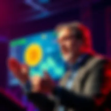 Michael Saylor discussing Bitcoin Michael Saylor giving a talk about Bitcoin sales potential before 2026