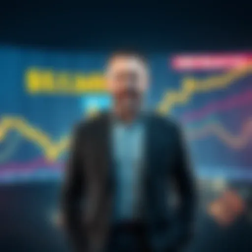 Michael Saylor stands with a graph showing USD reserves rising to $5.1 billion, emphasizing his decision not to buy Bitcoin.
