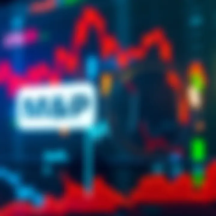 Microstrategy logo next to S&P 500 logo showing market impact