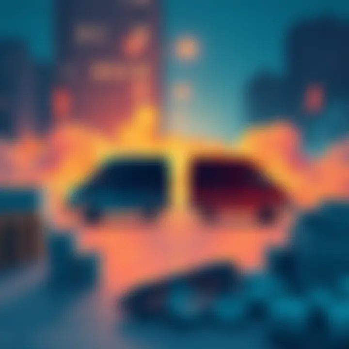 A visual representation showing one account stuck in migration while another account successfully migrates, illustrating the difference in experiences.