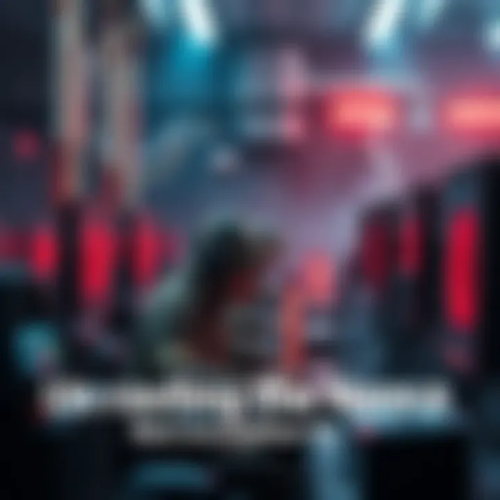 A group of miners working on computers, adjusting the nonce to secure cryptocurrency transactions.